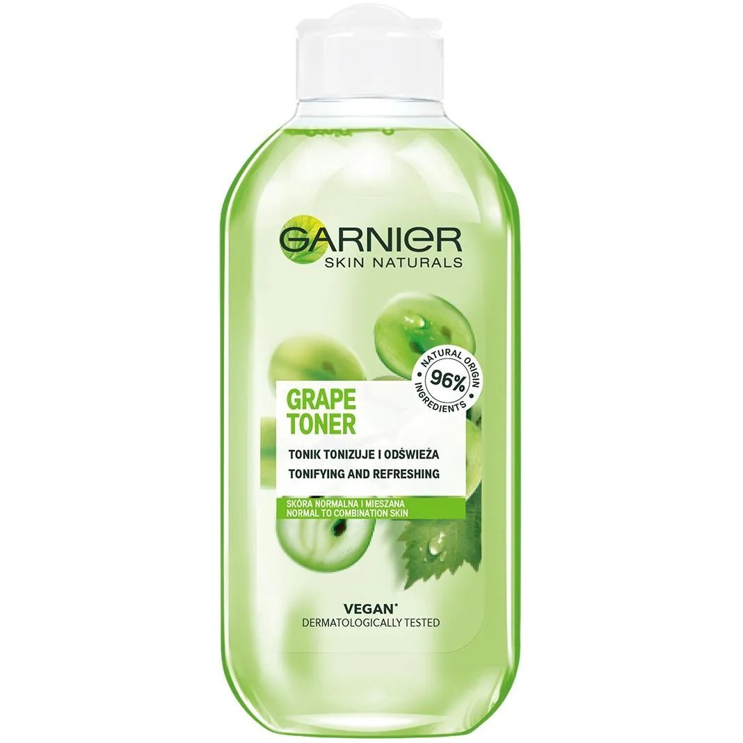 garnier-grape-toner-1 تونر انگور گارنیر مناسب پوست های نرمال و مختلط - Image 1